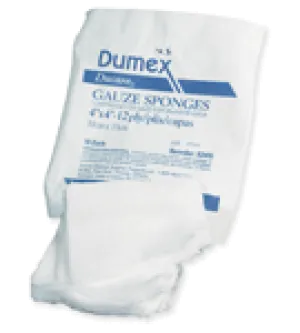 Derma Sciences 90208 Ducare Woven Gauze Sponges Non-Sterile 2" x 2", 8-Ply