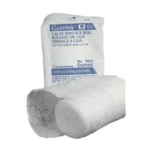 Derma Sciences 9321 Gazetex Bandage Rolls Sterile 2 " x 108", 6-Ply