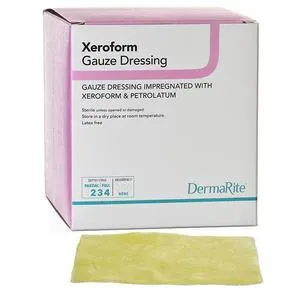 Dermarite Xeroform Gauze Wound Dressing, 2" x 2"