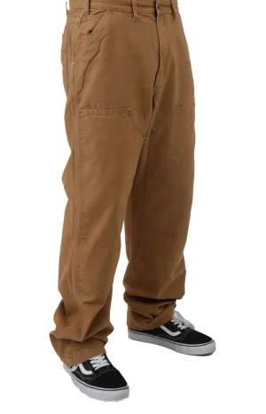 Dickies Stonewashed Brown Duck Double Front Work Pants