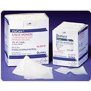 Ducare Sterile Woven Gauze Sponge 3" x 3", 12-Ply