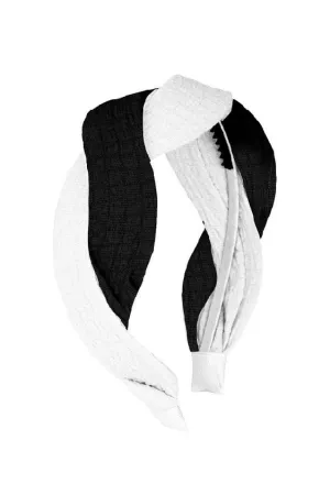 Octagon Headband - Black/White